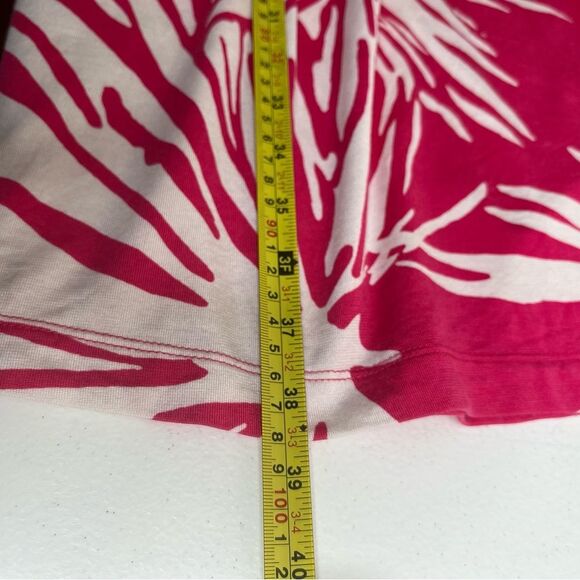 Lilly Pulitzer Bellanna Azalea Pink Frilly Ferns Dress Silk Women Large FLAWED - Picture 16 of 16